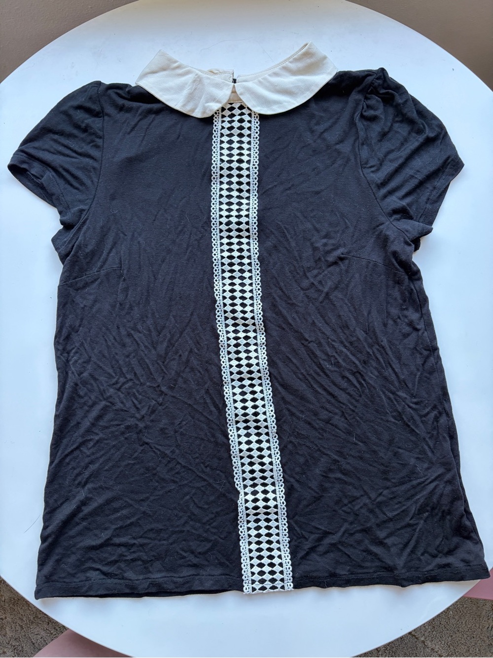 ModCloth Fervour Peter Pan Collar Knit Blouse! Size Medium